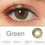 Qfdian Magister Colored Contact Lenses For Eyes 1 Pair Color Contact Lenses 3 TONE Color Lens Eyes Contacts