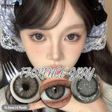 Qfdian NEW 1Pair Natural Colored Contact Lenses For Eyes Beauty pupillents Grey Pupils Brown Contacts New Cosmetic Eyes Makeup