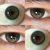 Qfdian  2pcs/pair 14.5MM Iris Brown Lenses Beauty Makeup Pupils Eye Color Lenses Colorful Contact Lenses Fashion Blue Green Lens