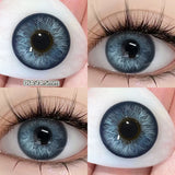 Qfdian  Blue Contact Lenses for Eyes Fashion Color Pupils Beauty Green Lenses Natural Eye Color Lenses for Myopia 1 Pair Cosplay