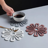 Qfdian  Insulated Table Mat Waterproof Anti Slip Anti Scalding Tray Pad Easy To Clean Protects Dining Tables Household Kitchens