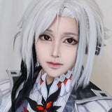 Qfdian 1pair Genshin Arlecchino Cosplay Color Contact Lenses Halloween Scary lens Softlens