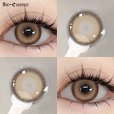 Qfdian 1 Pair Natural Color Contact Lenses Korean Brown Lenses Beauty Fashion Gray Lense Blue Lenses with High Quality Lens