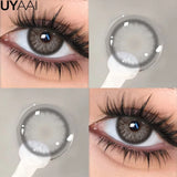 Qfdian  Contact lenses Makeup Color Contacts Lens Colorcon Water Light Cosmetics Blue Eyes Lens Beauty Green Pupils Fashion Eyes