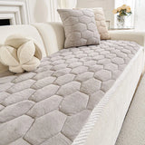 Qfdian  Thick Sofa Cover Cloth One-piece Laying Straight Row Anti Slip and Anti Cat Scratch Sofa Cushion Cover Autumn and Winter Styles