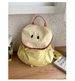 Japanese Letter Embroidery Schoolbags Y2k Aesthetic Student Casual Travel Backpacks Contrast Color Sweet Kawaii Bags for Women
