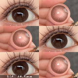 Qfdian  2pcs Cosplay Blue Purple Contact Lenses for Eyes Only For You Surprise Lenses Beauty Eye Color Lens Color Pupils Myopia