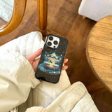 Qfdian Dreamy shiny carrousel phone case for iphone 15pro 13promax 14promax 16 14 13 15 pro max16promax ins protectoro cover shell