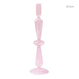 Qfdian Pink Wedding Table Centerpieces Candle Holder Wedding Decoration Flower Vase Home Decoration Accessories Vases Room Decor