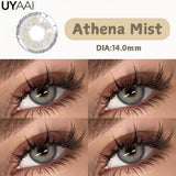 Qfdian  NEW Color Contact Lenses For Eyes Beauty Color Contact Cosmetic Beauty Natural Color Pupils Black Lens Big Eyes Green lens
