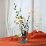 Qfdian  1pc Transparent Glass Vase, Creative Female Body Vase, Party Decoration Glass Vase，Valentine's Day Decoration