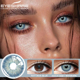 Qfdian 1 Pair Colorful Contact Lenses for Eyes Fashion Blue Eye Lenses Green Lenses Gray Eye Contacts Yearly Lens Eye Contact