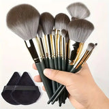 Qfdian Makeup Brush Set Soft Fluffy Professiona Cosmetic Foundation Powder Eyeshadow Kabuki Blending Make Up Brush Beauty Tool Makeup