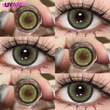 Qfdian Colorful Colored Lenses 1 Pair Blue Eye Contacts Anime Purple Lenses Korean Style y2k Colorcon Pink Cosmetic Color Lenses