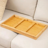 Qfdian  Wooden Foldable Table Bed Tray Folding Column Laptop Cooling Holder Adjustable Stand Portable Camping Picnic Desk Drawing Table