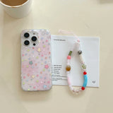 Qfdian Pink Star Pendant Phone Case For Iphone 15ProMax 16Pro 13 14 15 16 Pro Max 13ProMax 13Pro Cover Protect Fundas