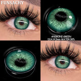 Qfdian  1pair IKEREL Color Contact Lenses for Eyes Blue/Brown/Gray/Green Softlens Natural Eye Contacts Yearly Cosmetics Pupils