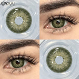 Qfdian  NEW Cleopatra Series Contact Lenses Cosmetics Eye Color Lenses Woman Accesories Black Lens Makeup Beauty Brown Lenses