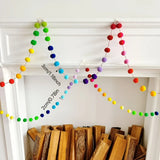 Qfdian  Rainbow Velvet Wreath for Christmas Decoration Halloween Easter Thanksgiving and Pride Month Decoration