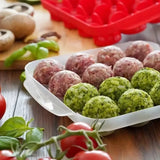 Qfdian  ‌New Meatball Mould Gadget Fish Ball Make Gadget Rice Ball Mold Ice Grid Silicone Mold Kitchen Utensils Kitchen Accessories