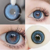 Qfdian Colored Contact Lenses Myopia Cosmetic for Eyes with Diopt Artificial Beauty Pupil Degree Contact lens Prescription