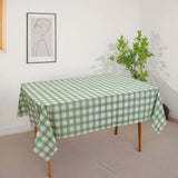Qfdian  1/2/3pcs Disposable Red Gingham Plaid Table Cloths for Parties, Rectangle Party Table Cover for Picnic Farm Birthday Wedding,