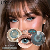 Qfdian  Contact Lenses Beauty Color Contact Blue Eye Color Lenses Natual Black Lenses Woman Accesories Natural Contact Lenses