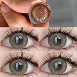 Qfdian Colored Beautiful Pupil Contact Lenses Myopia Cosmetic for Eyes Artificial pupil Degree Contact  lens Prescription