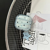Qfdian  Korean Transparent Graffiti Star Suitable For Headphone Protective Case Airpods4 Wireless Bluetooth Headphone Case Airpods3