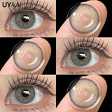 Qfdian  1 Pair Color Contact Lenses Makeup Blue Pupils Natural Brown Lenses High Quality Green Color Eye Lens Cosmetic Colorcon