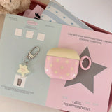 Qfdian  cartoon foundation star suitable for apple earphone protective case airpods4 wireless bluetooth earphone case three