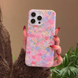 Qfdian 2025 Spring Flower Phone Case For Iphone 16Pro 14 13 15 16 Pro Max 15ProMax 16ProMax Cover Soft Fundas