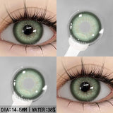 Qfdian Colorful Contact Lenses for Eyes 1pair Fashion Blue Eye Contacts Brown Lenses Gray Pupils Yearly Cosmetic Green Lenses