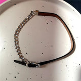 Qfdian  Y2K Cat Claw Star Heart Pendant Plush Leopard Bone Choker Charms Necklaces For Women Goth Aesthetic Accessories Grunge Jewelry