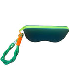 Qfdian  ‌Silicone Glasses Portable Bag with Lanyard Sunglasses Protective Cover Storage Bag Fashion DopamineWaterproof Myopia Glasses Bag