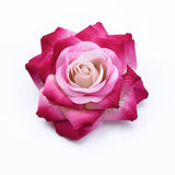 Qfdian  50PCS 10CM Big Roses Artificial Flower Home Decoration Christmas Wreaths Wedding Bridal Accessories Clearance Headwear Brooch