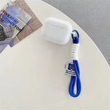 Qfdian Klein Blue Snow White Solid Color block Silicone Earphone Case For AirPods pro 2 Bluetooth Charging Box Cover For AirPods 2 3 4
