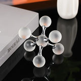 Qfdian  Minimalist Crystal Art Ornaments Geometric Crystal Sculpture Living Room TV Cabinet Coffee Table Entrance Home Decoration