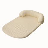 Qfdian  Summer Pet Cooling Mat Ice Bead Dog Bed Removable Washable Sofa Cushion with Cool Sensation Sponge for Dogs and Cats Indoor Home