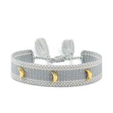 Qfdian Hand Woven Bracelets Adjustable Studded Stars Bracelet Fashion Jewelry Gifts
