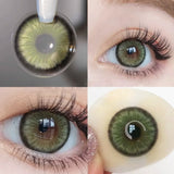 Qfdian Colored Contact Lenses Myopia Cosmetic for Eyes with Diopt Artificial Beauty Pupil Degree Contact lens Prescription