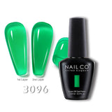 Qfdian  15ml Semi-permanent Rubber Base For UV Gel Nails Polish Manicure LED Hybrid Enamel Lakiery Hybrydowe Vernis Gel Varnishes