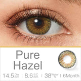 Qfdian Magister Colored Contact Lenses For Eyes 1 Pair Color Contact Lenses 3 TONE Color Lens Eyes Contacts
