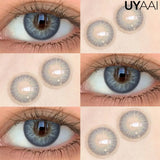 Qfdian  Color Contact Lenses Beauty Blue Lens Makeup Colorcon Fashion Natural Black Eyes Lens Natural Brown Lenses Fashion Lens