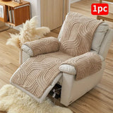 Qfdian  1pc First Class Sofa Cover Home Decoration Single Sofas Cushion Integrated Massage Chair Anti Slip Pad Dust Cat Scratch Preventi