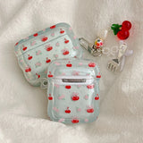 Qfdian  Simple Cherry Pendant Suitable For Apple Earphone Protective Cover Airpodspro2 Wireless Bluetooth Earphone Case