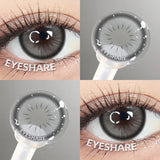 Qfdian 1 Pair Brown color Contact Lenses for Eyes Blue Lenses Gray contact Lenses eye makeup Eye Cosmetics