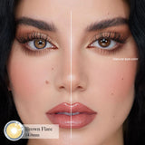 Qfdian 1 Pair Colored Pupils for Eyes Cosmetic Green Eye Lenses Color Gray Lenses for Woman Fast Delivery Cheap Eye Contacts