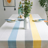 Qfdian  ‌Nordic Tablecloth Waterproof and Easy To Clean Rectangular Household Dining Table Cloth Simple Dustproof and Wear-resistant