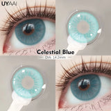 Qfdian  1Pair Fashion Big Lenses Colored Contact Lenses for Eyes Beauty Blue Eyes Lenses Natural Green Brown Grey Lens